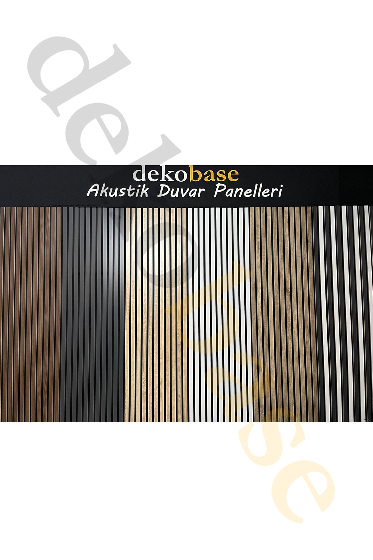 Antrasit (10 ADET) 40x40cm Yeni Nesil Akustik Ahşap Duvar Paneli