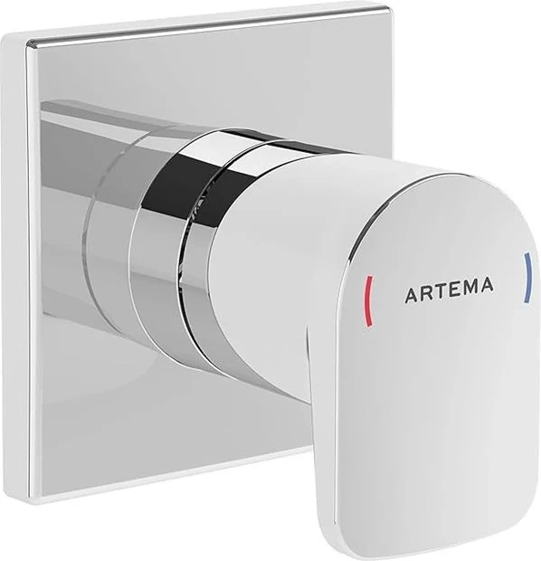 Vitra Root Square A42729 Ankastre Stop Valf, Sıva Üstü, Krom