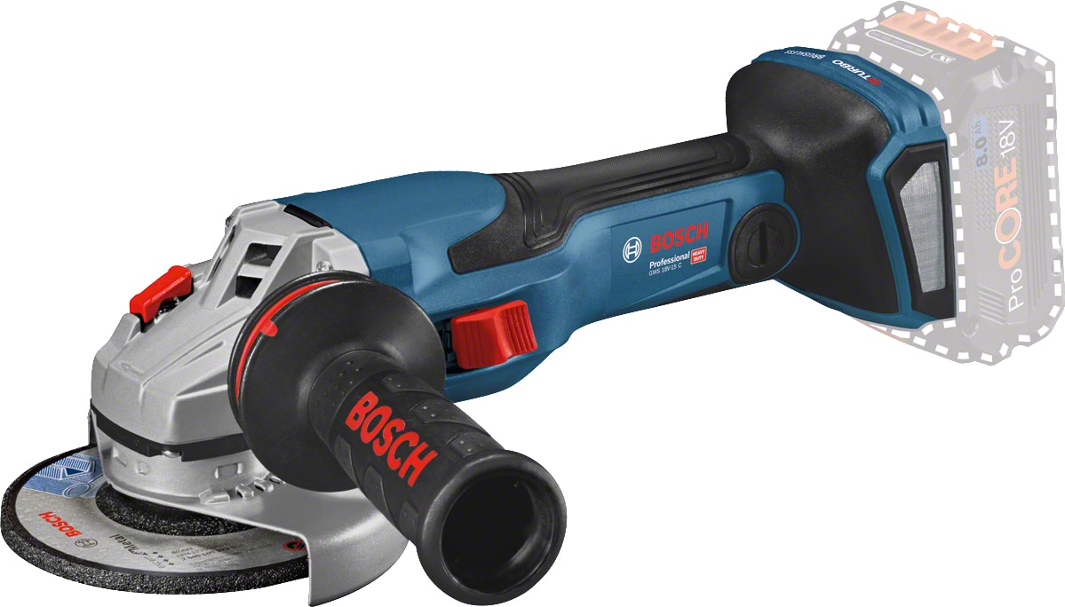 BOSCH Akülü Avuç Taşlama Makinesi Gws 18V-15 C (Aküsüz) (125 Mm) - 06019H6000