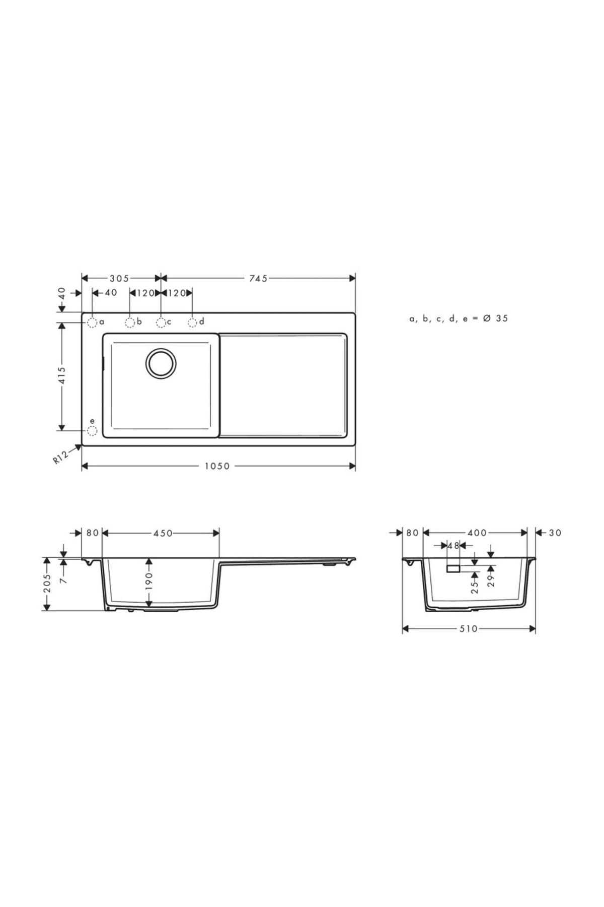 S510-F450 ANKASTRE EVIYE 450 DAML.GS