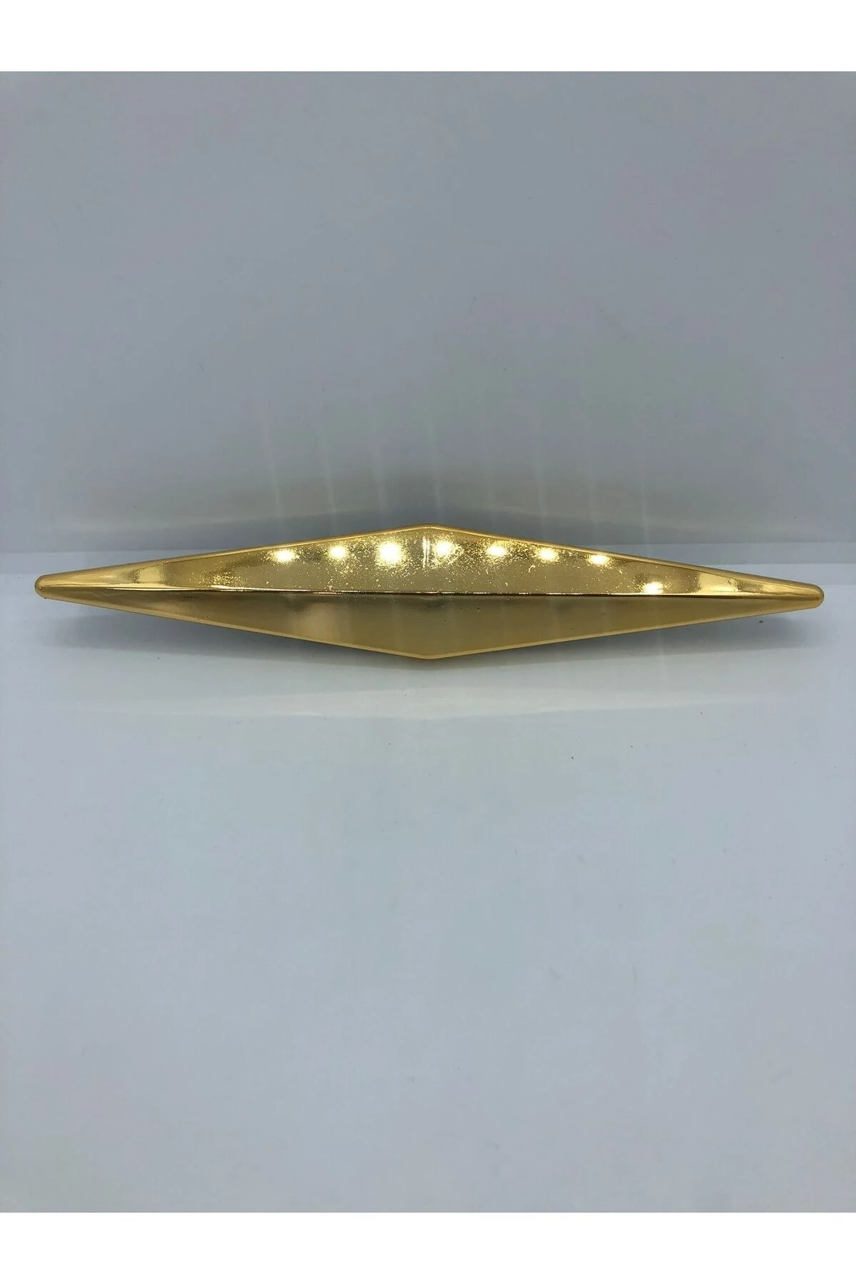 PLASTİK, 20 CM GOLD KAPLAMA ÇİVİLİ KLAPA (4 ADET)