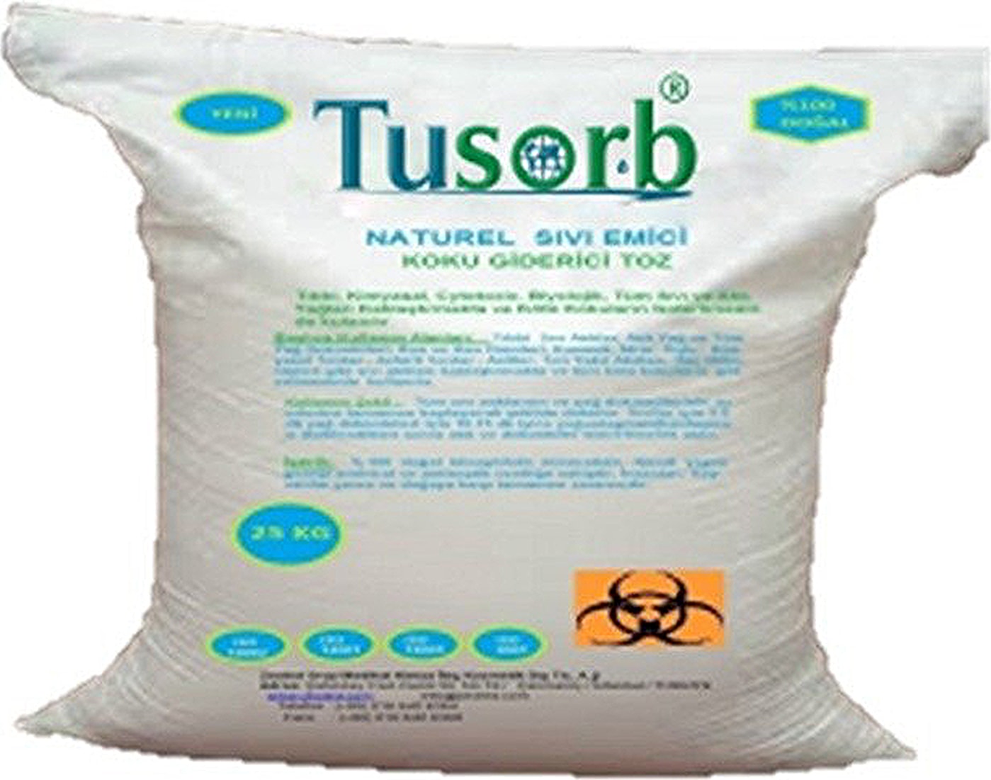 Sıvı ve Yağ Emici Toz Absorban 25 kg
