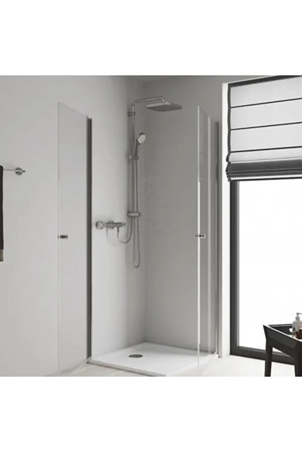 Tempesta System 250 Kare Duvara Monte Duş Sistemi, Yön Değiştiricili, Krom-beyaz 26694000