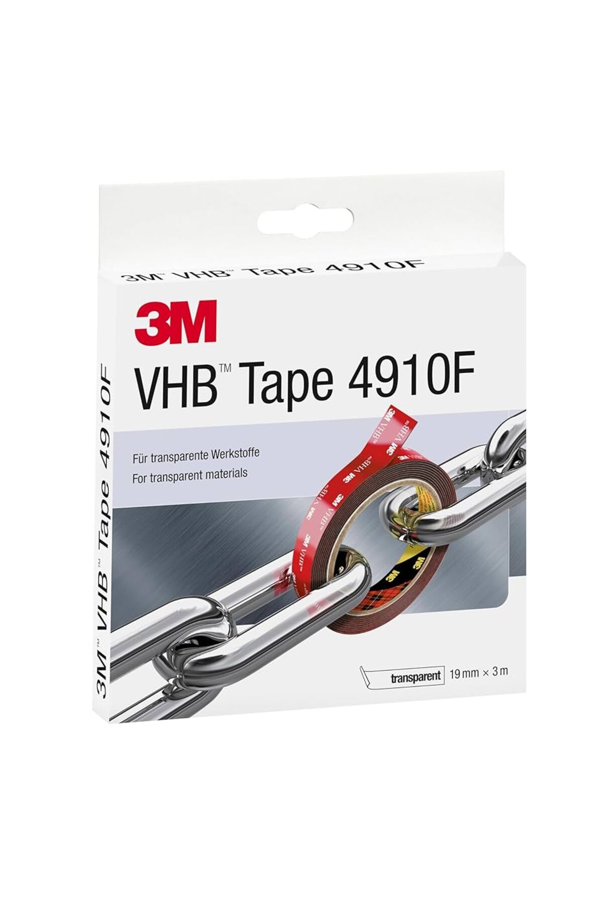 VHB 4910F Şeffaf Çift Taraflı Akrilik Bant 19mmx3mt