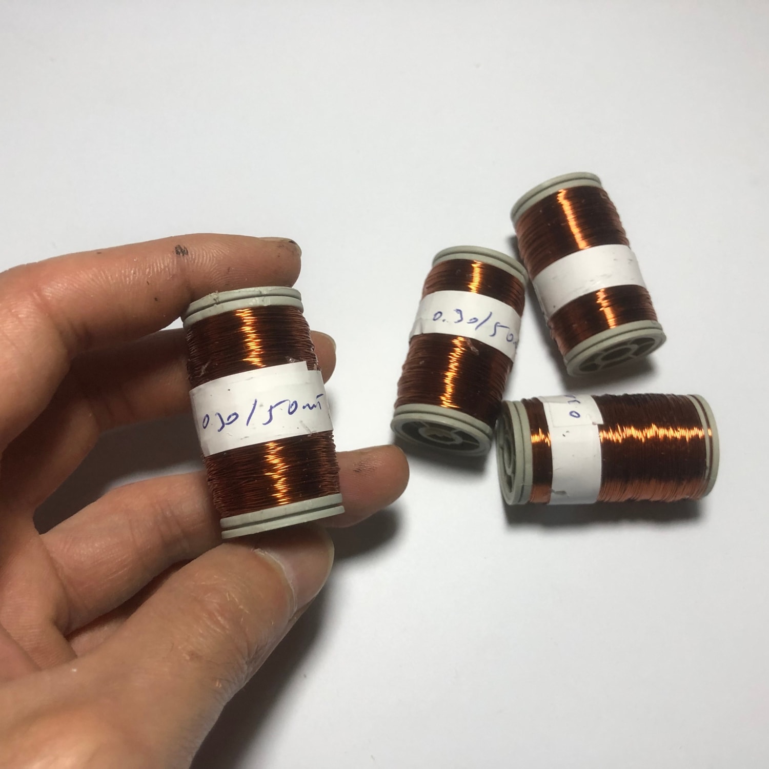 Emaye Kaplı Bobin Teli 0,30 mm Kalınlık 50 Metre