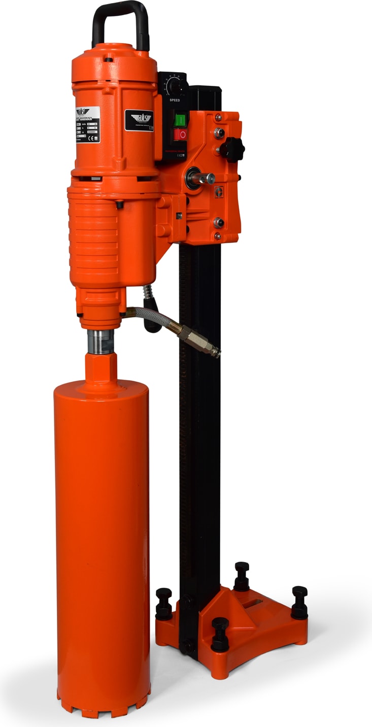 2550E Düz Sehpalı 4350 W 255 mm Hız Devir Ayarlı Karot Makinesi