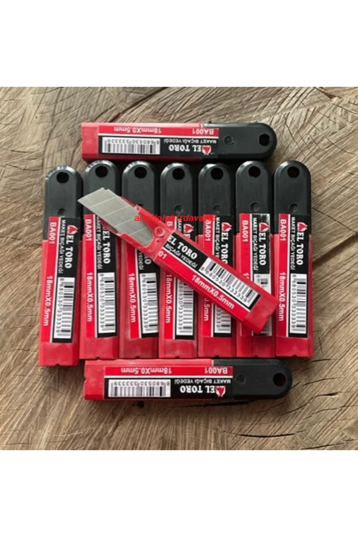 ORO MAKET BIÇAĞI YEDEĞİ 0,5MM FALÇATA YEDEĞİ 18MM 10PK KARBON ÇELİK