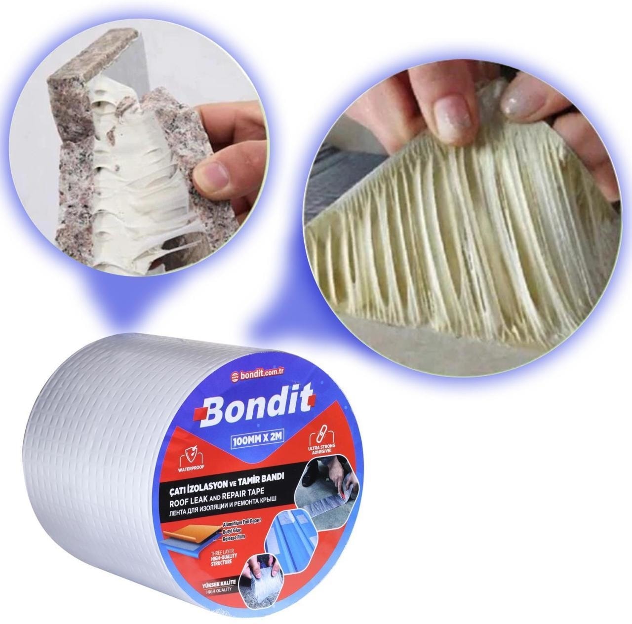 OZKUVVET Leak Fix Su Geçirmez Sızdırmaz Sprey Beyaz 396 gr + Çamur Bant