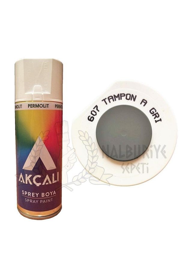 Akrilik Sprey Boya TAMPON AÇIK GRİ 400 ml - RAL6002 - 607