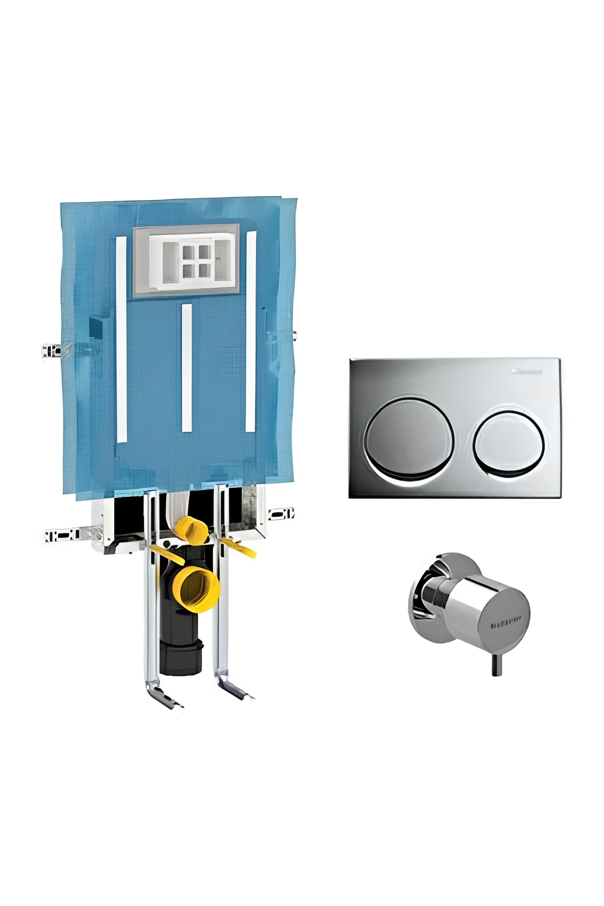 Alpha Kombifix Duvariçi Gömme Rezervuar Seti 8cm 110.174.00.1-MSET