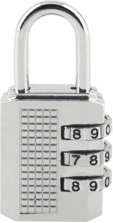 3 Şifreli Dolap Masa Çanta Güvenlik Mini Kilit ( Lisinya ) Alithestereo