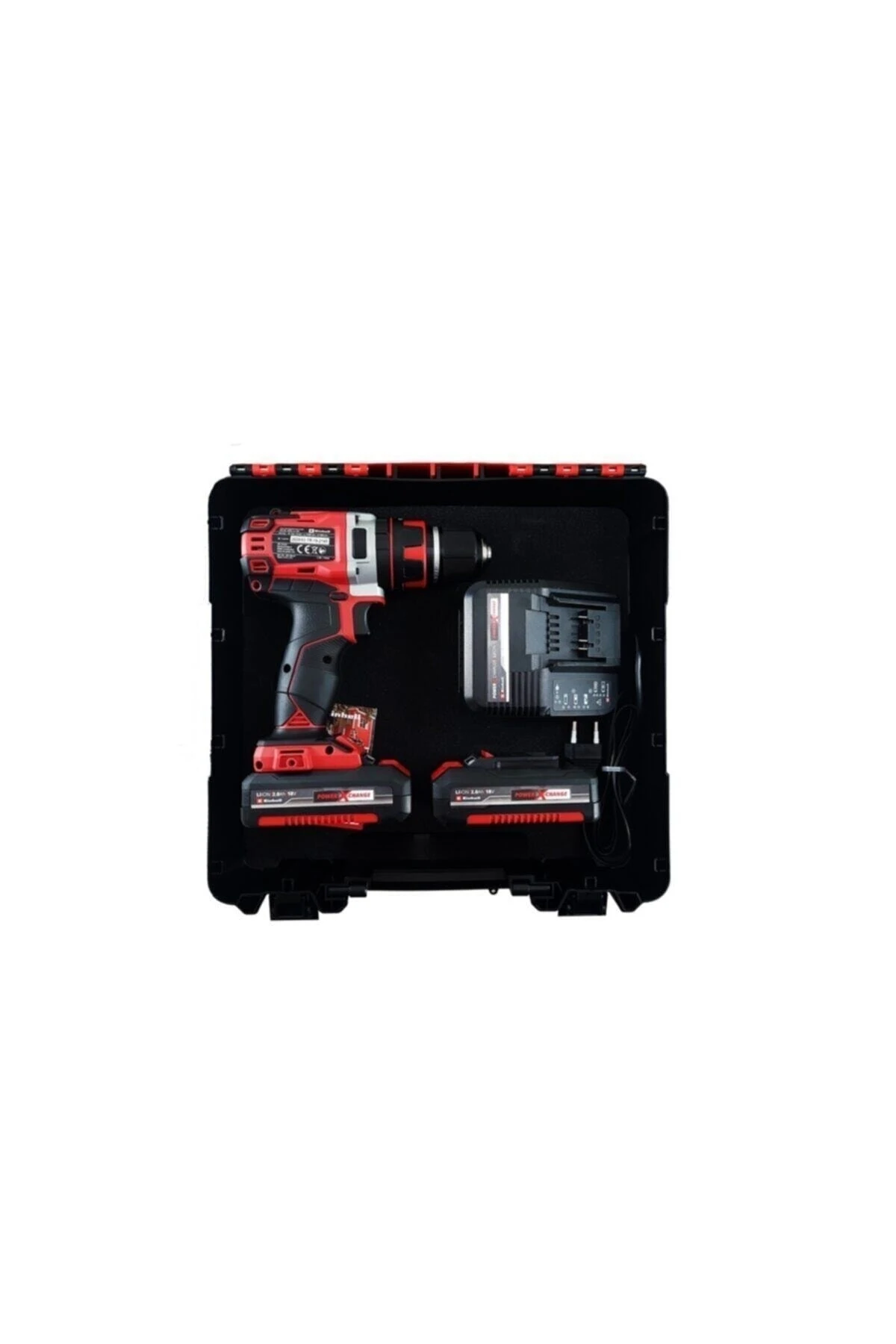 Eınhell Te-cd 18/50 Li Bl 18v 2ah Çift Akülü Darbeli Kömürsüz Vidalama