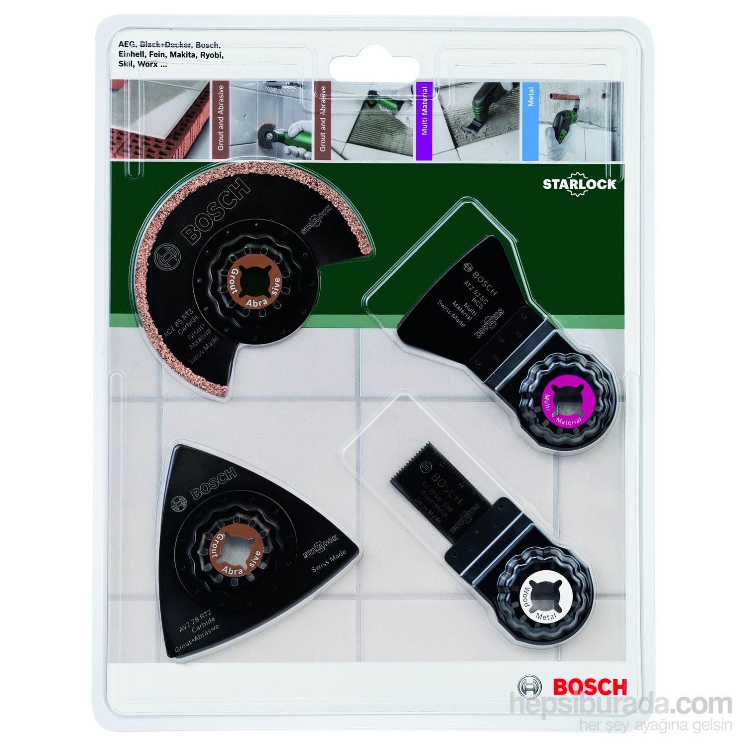 BOSCH - Dıy Çok İşlevli Aletler İçin 4'Lü Seramik Seti