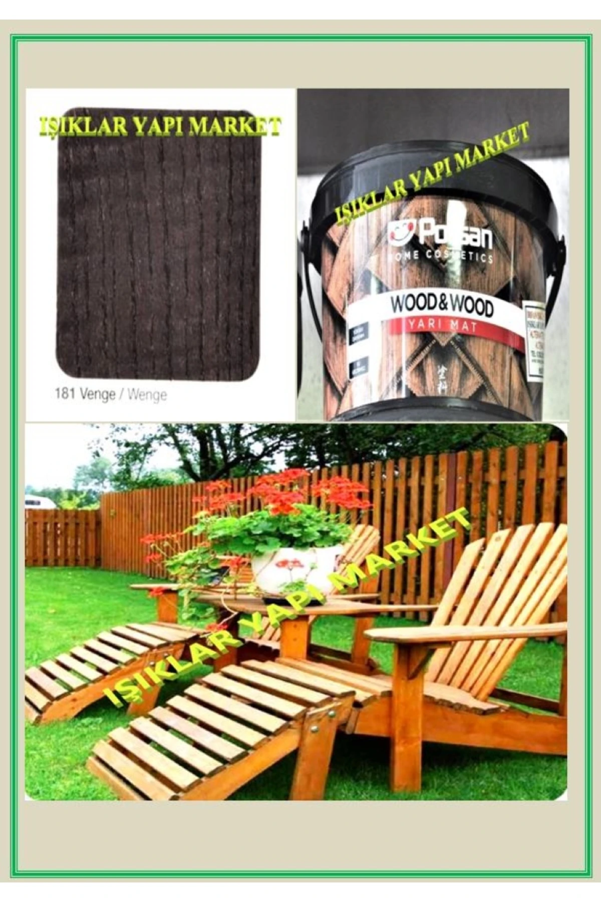 Wood&w-antiaging-ahşap Verniği-yarı Mat-su Bazlı-2,5litre (2,60KG.)-181-venge