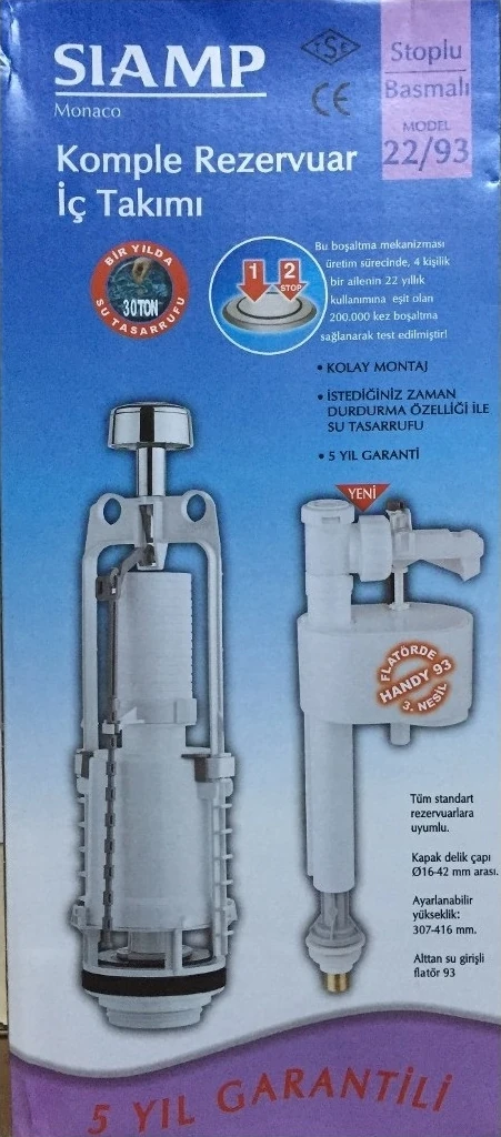 22 / 93 Basmalı Iç Takım Rezervuar