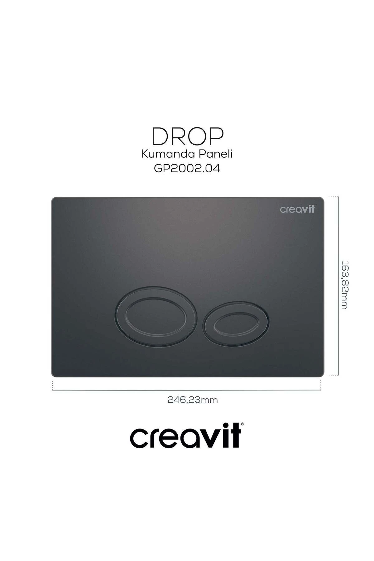 Drop Antrasit Kumanda Paneli