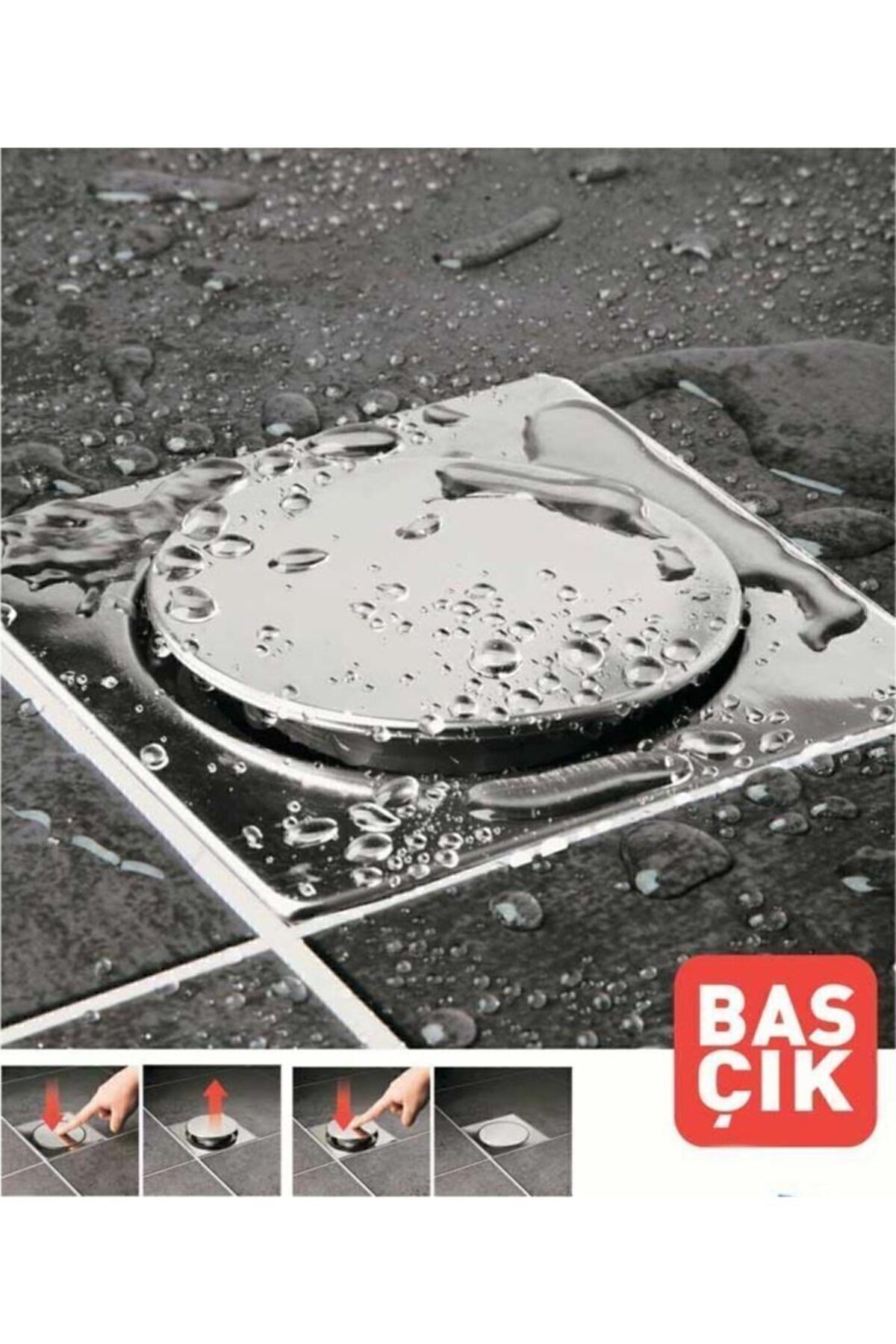 Yer Süzgeci Bas-aç Koku Önleyici 11*11 50mm Yandan Çıkışlı