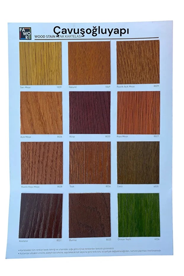 Wood Stain Vernikli Ahşap Koruyucu 2.5 Lt Ceviz