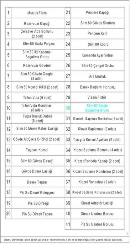Gömme Rezervuar Slim80 Asma Klozetler İçin