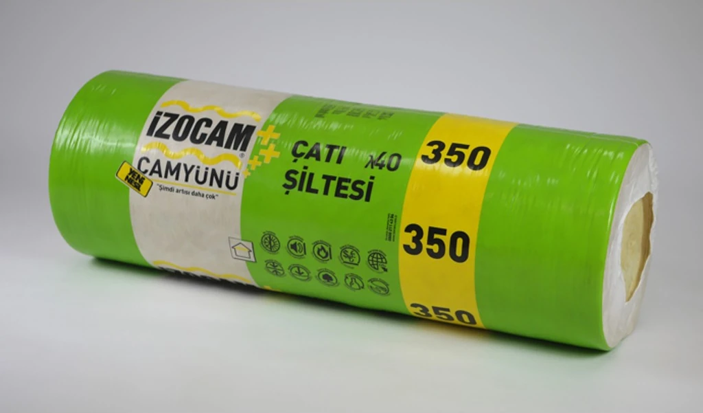Tip 350 Çatı Yalıtım Şiltesi 80mm*120cm*10mt Top