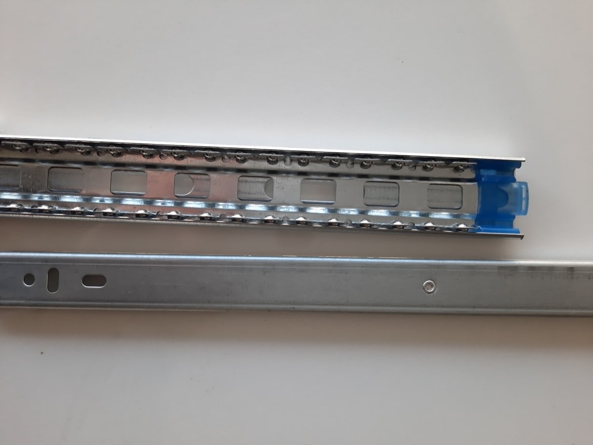 43 mm x 450 mm Teleskopik Ray Çekmece Rayı 1 Takım (2 Adet)