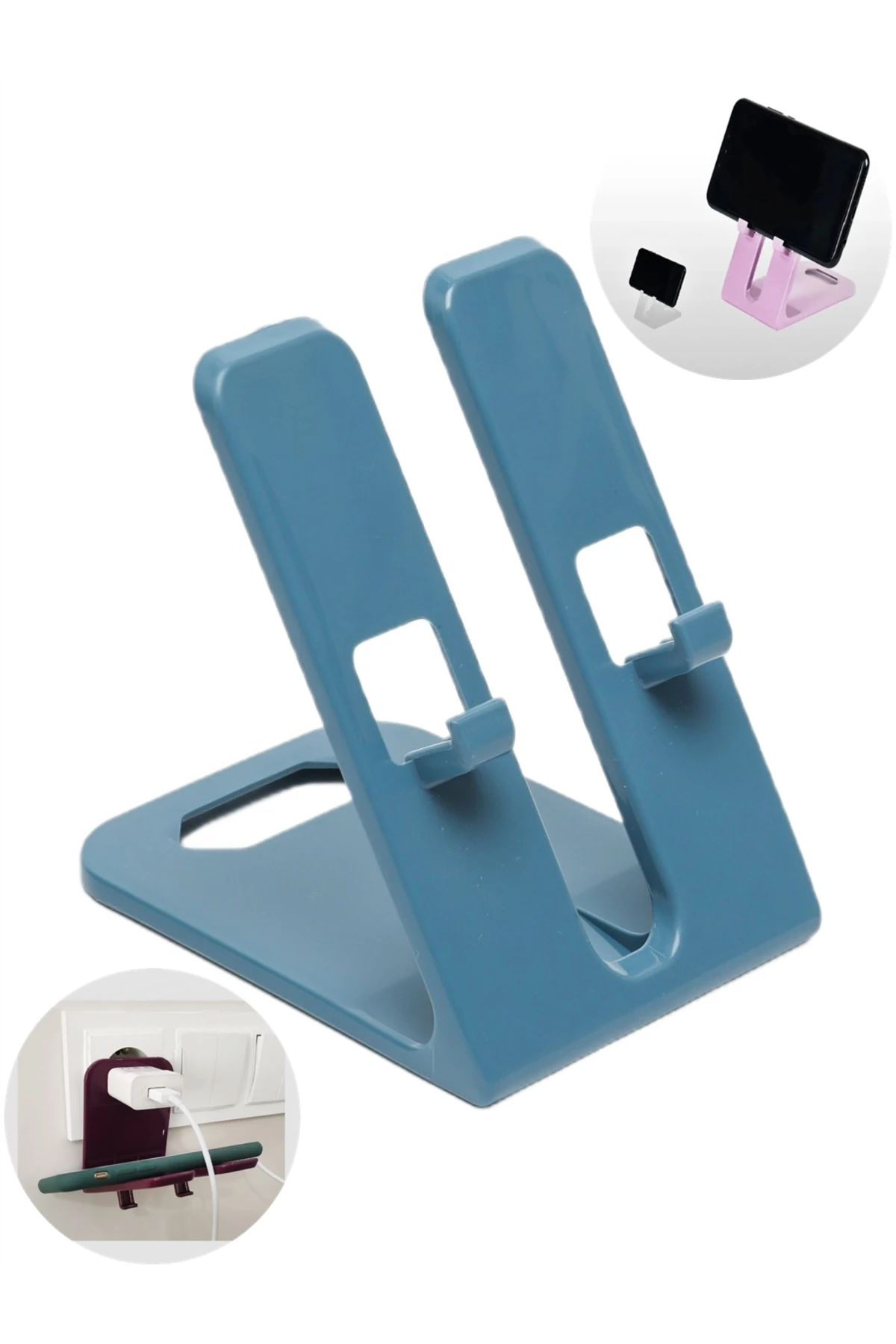 Priz Telefon Tutucu - Çok Amaçlı Tablet Tutucu - Akıllı Telefon Standı - Smart Priz Tablet Standı