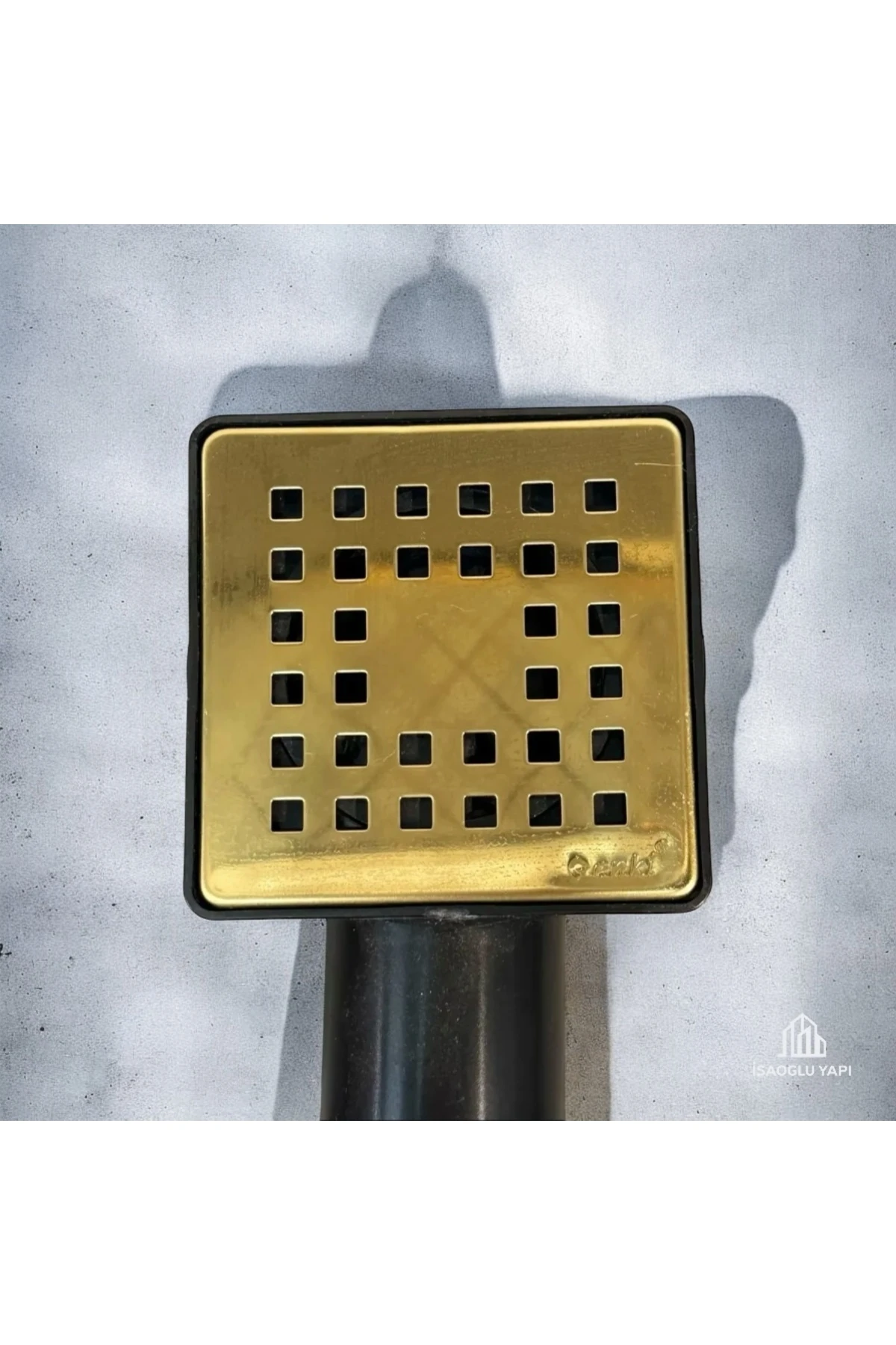 Gold Yer Sifonu Gold Kanal Süzgeç 10*10 Gold Banyo Gider