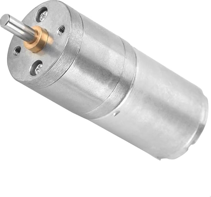Dc 12V Elektrikli Dişli Motor, Yüksek Tork Azaltma Dişli Motor, Elektrikli Kilit Robotu Için Elektrikli Perde 12V 25MM Dış Çap (12V 500RPM)
