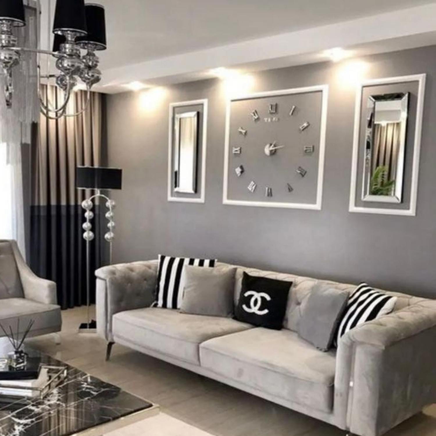 Chanel Salon Tasarımı Boyanabilir Çıta Hazır Kesim (ANKA105)
