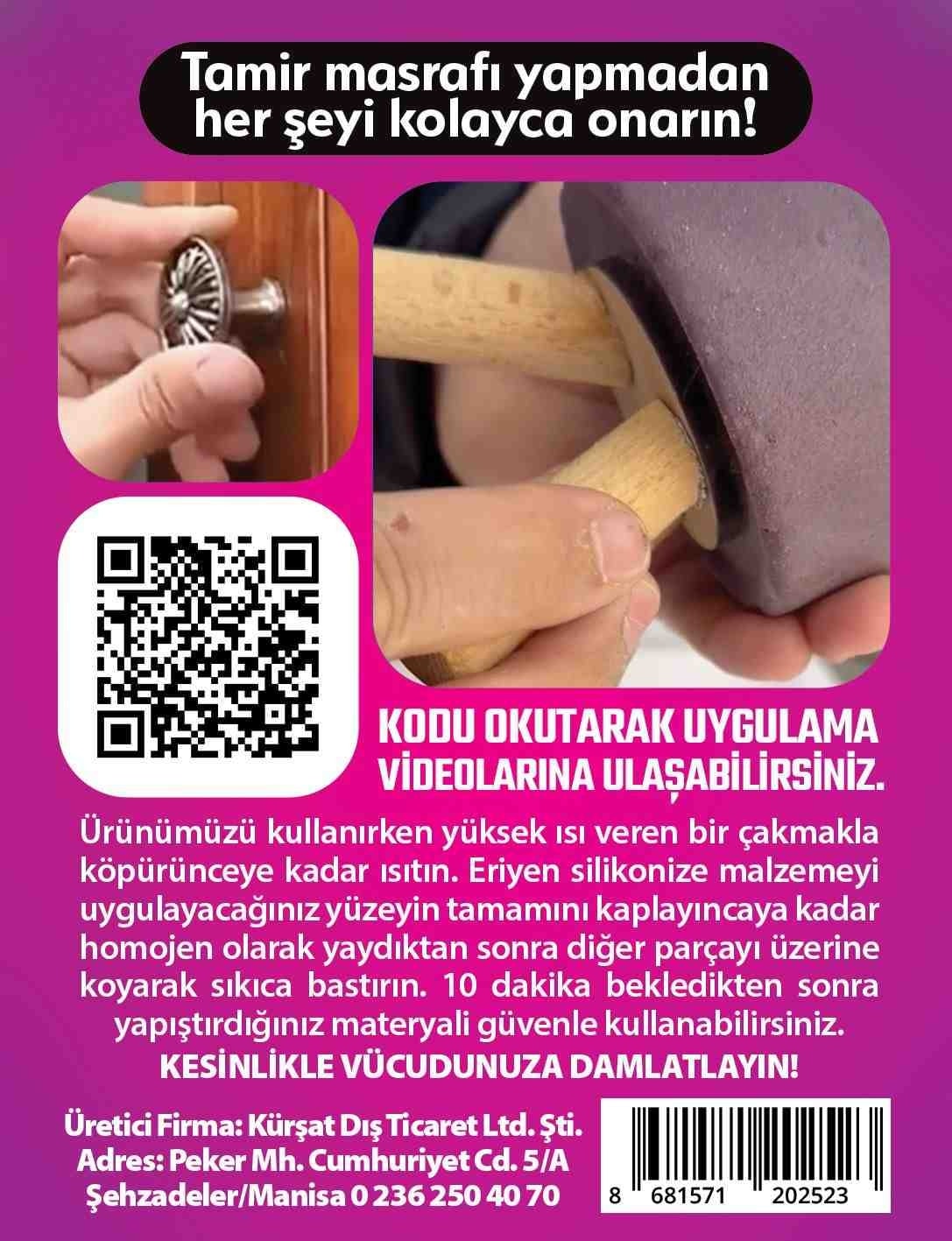 Lider Magnesia Biyononik Tamir Kidi 8 Ad + 1 Ad Çakmak