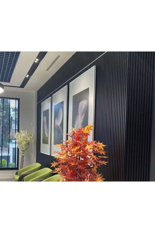 Akyürek Lb 3771 Model Soft Siyah Renk Dekor Profil Duvar Kaplama Panel Lambri