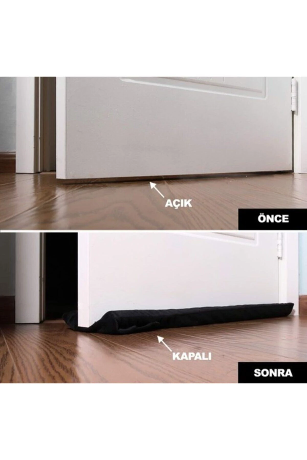 3 Adet Çift Taraflı Kapı Altı Rüzgar Önleyici Ses Ve Isı Izolasyon Süngeri Sol Kapı Altı Gore
