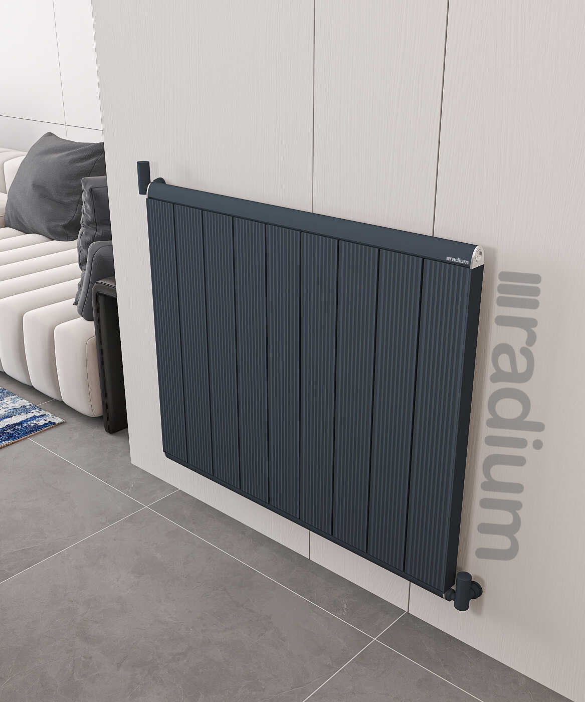 Alüminyum Radyatör 600X800 mm Nilüfer Antrasit