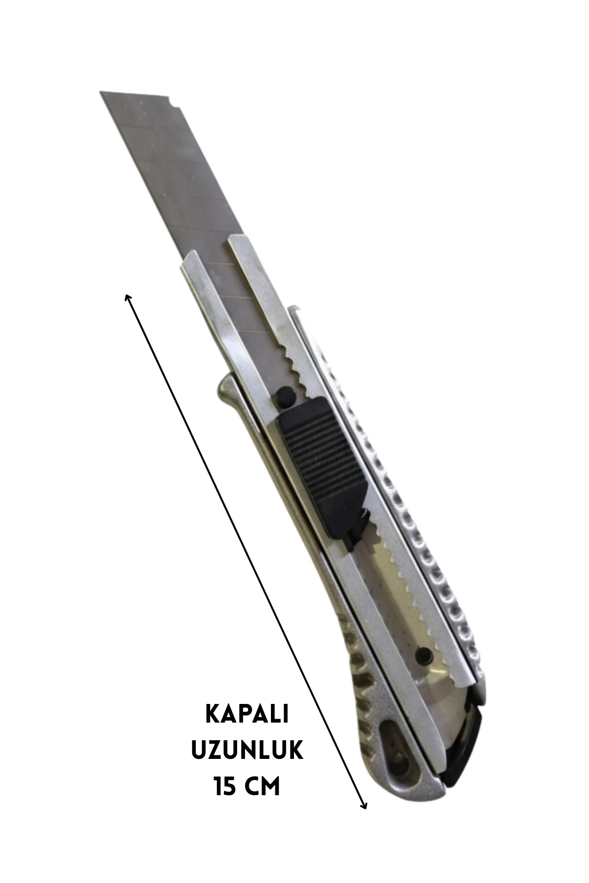 Metal Falçata Maket Bıçağı – 10 Adet Yedek Bıçak Kutulu ve Kırma Uçlu Set - Profesyonel
