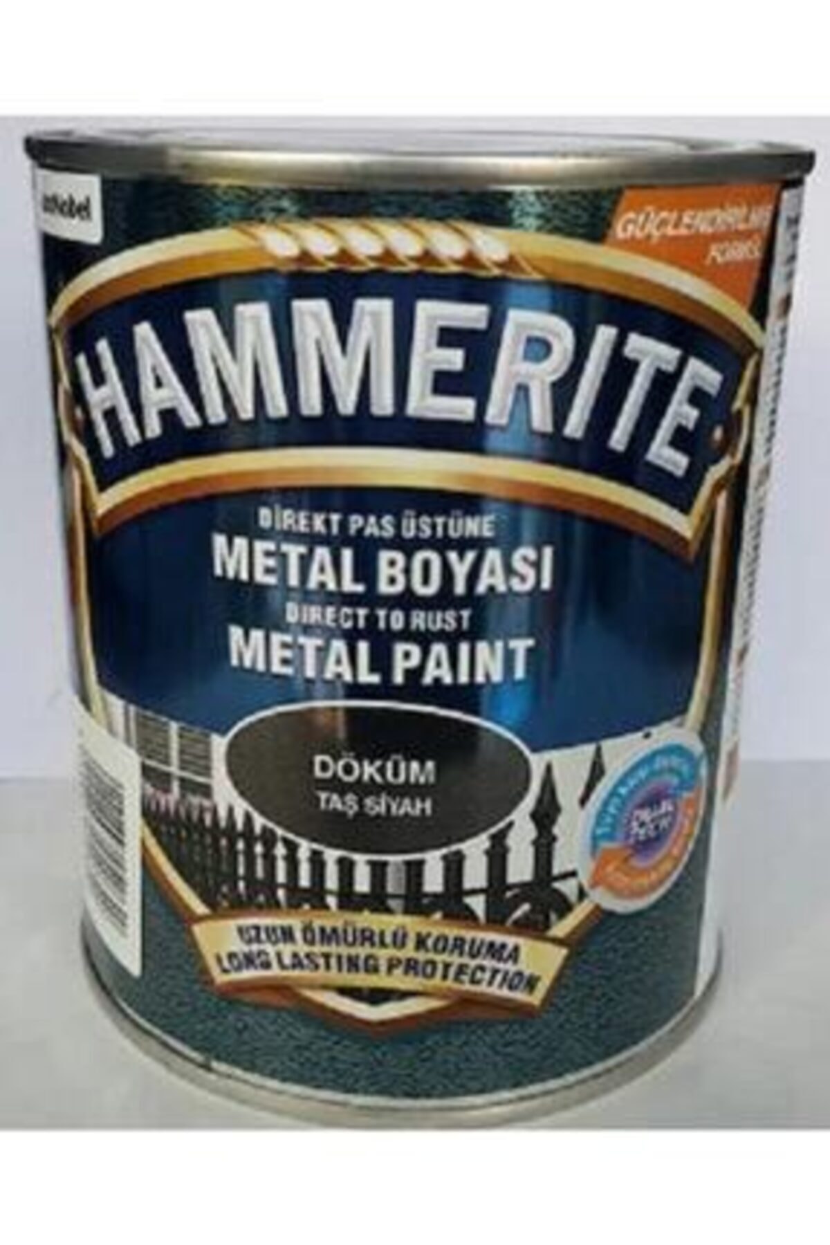 Siyah  Hammerite Döküm Taş 0,75lt (1 kg)