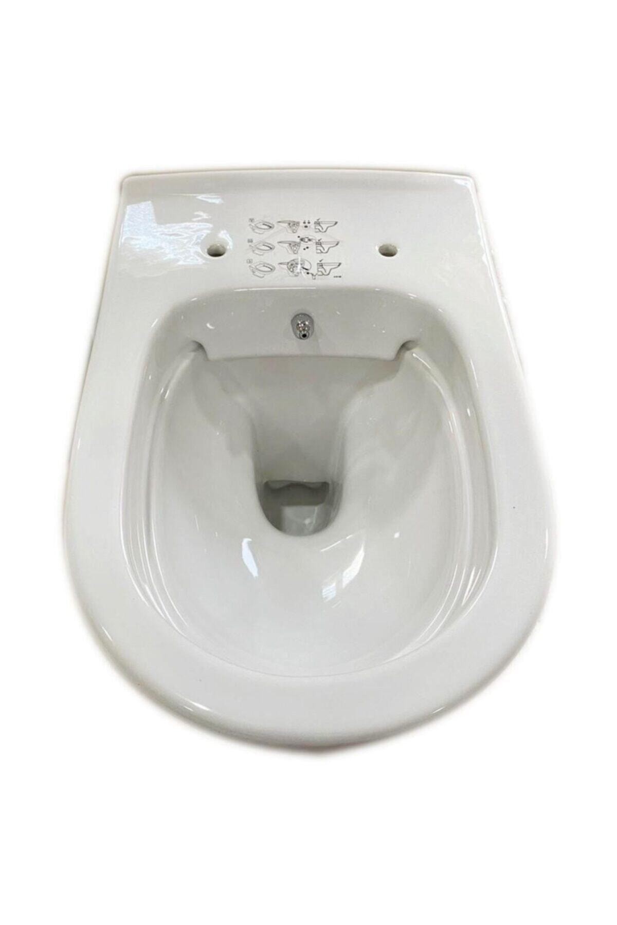 S40 Kanalsız Rimex Asma Klozet Yavaş Kapanır Kapak