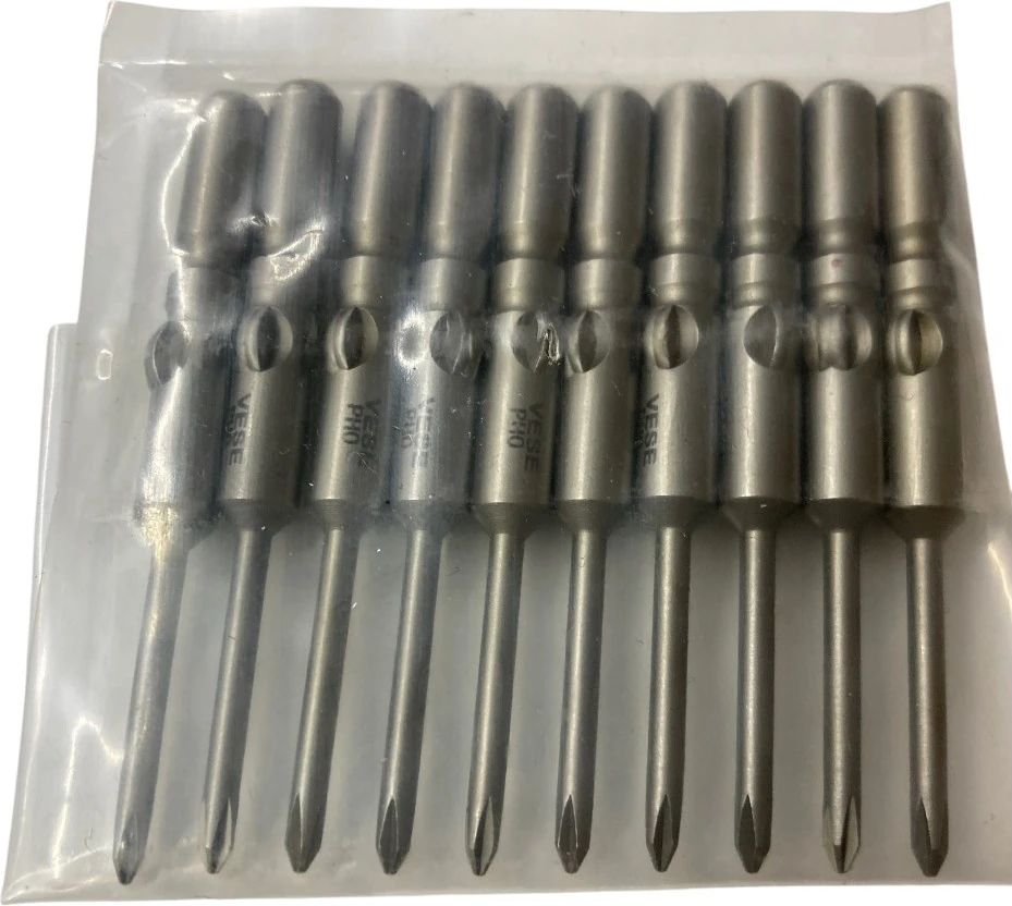 Klt-3c Elektrikli Tornavida Için 10LU Uç Seti 6mm x 60MM x 2.5mm