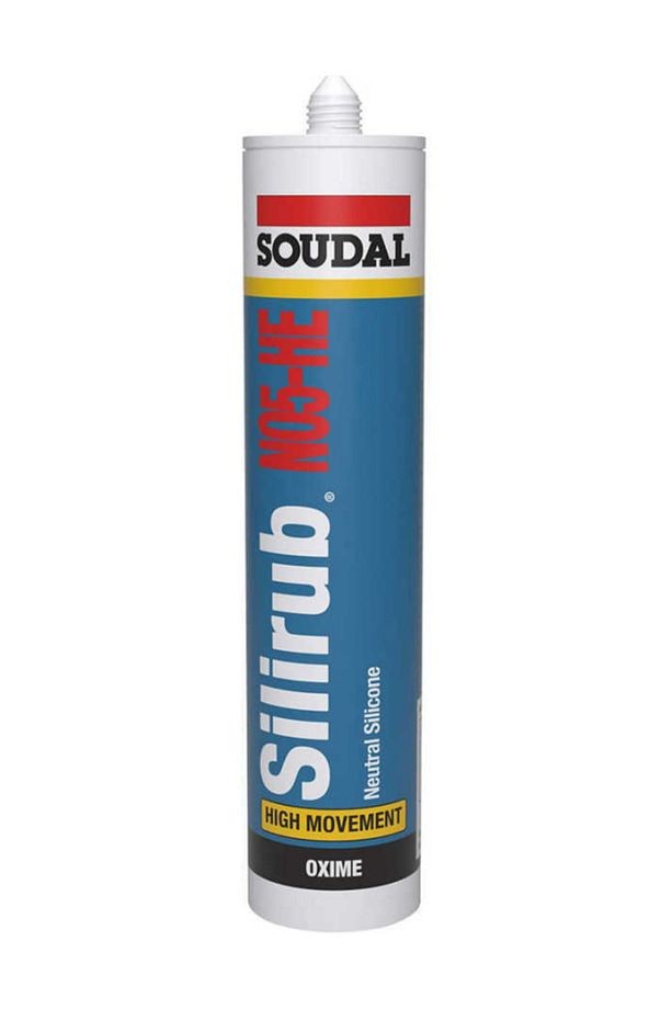 Silirub NO5-HE Nötr Dış Cephe Derz Dolgu Silikonu 300 ml kartuş Şeffaf
