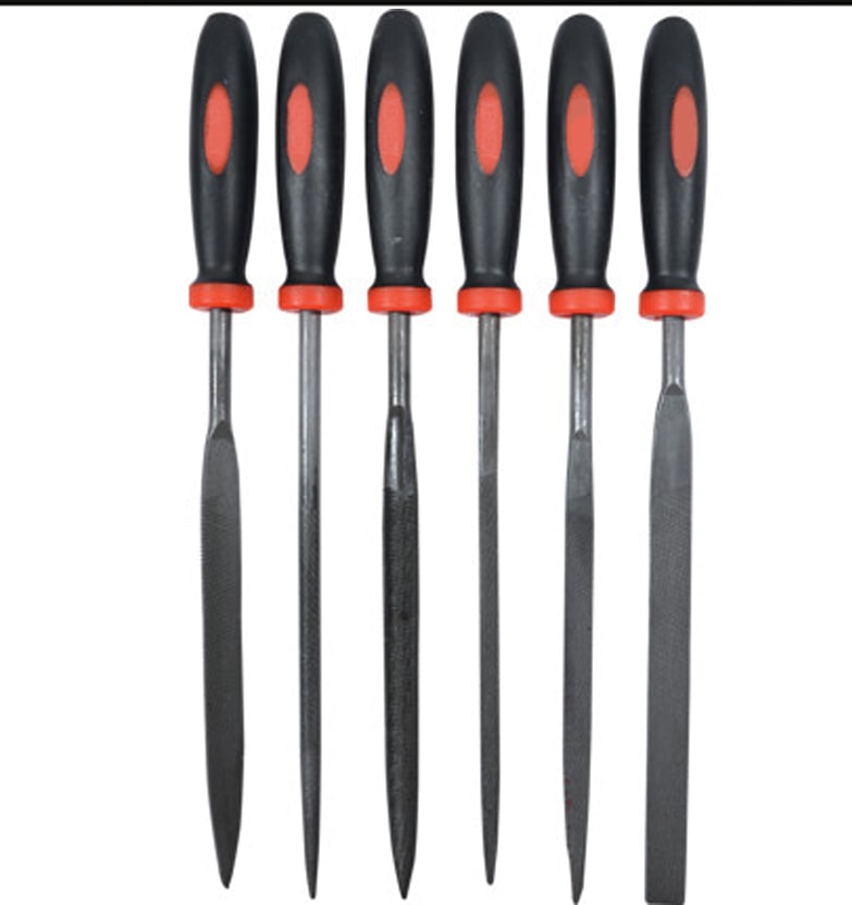 6 Pcs Mini Eğe Seti - 6 Parça Hobi ve İnce Işçilik Eğe Seti (14CM) -Hem Profesyonel Hem Hobi