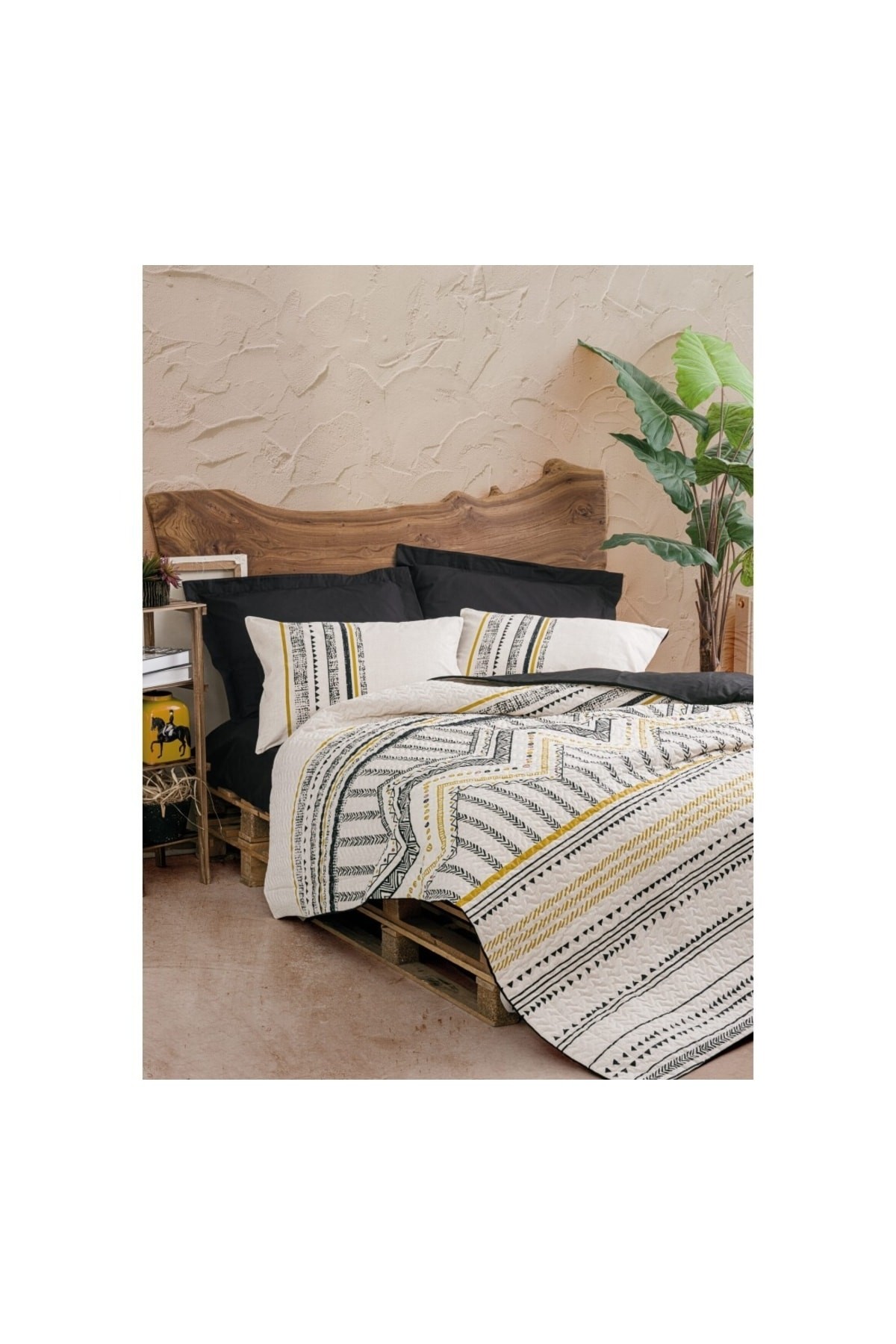 Ethnic Tek Kişilik Complete Set Elvira Siyah