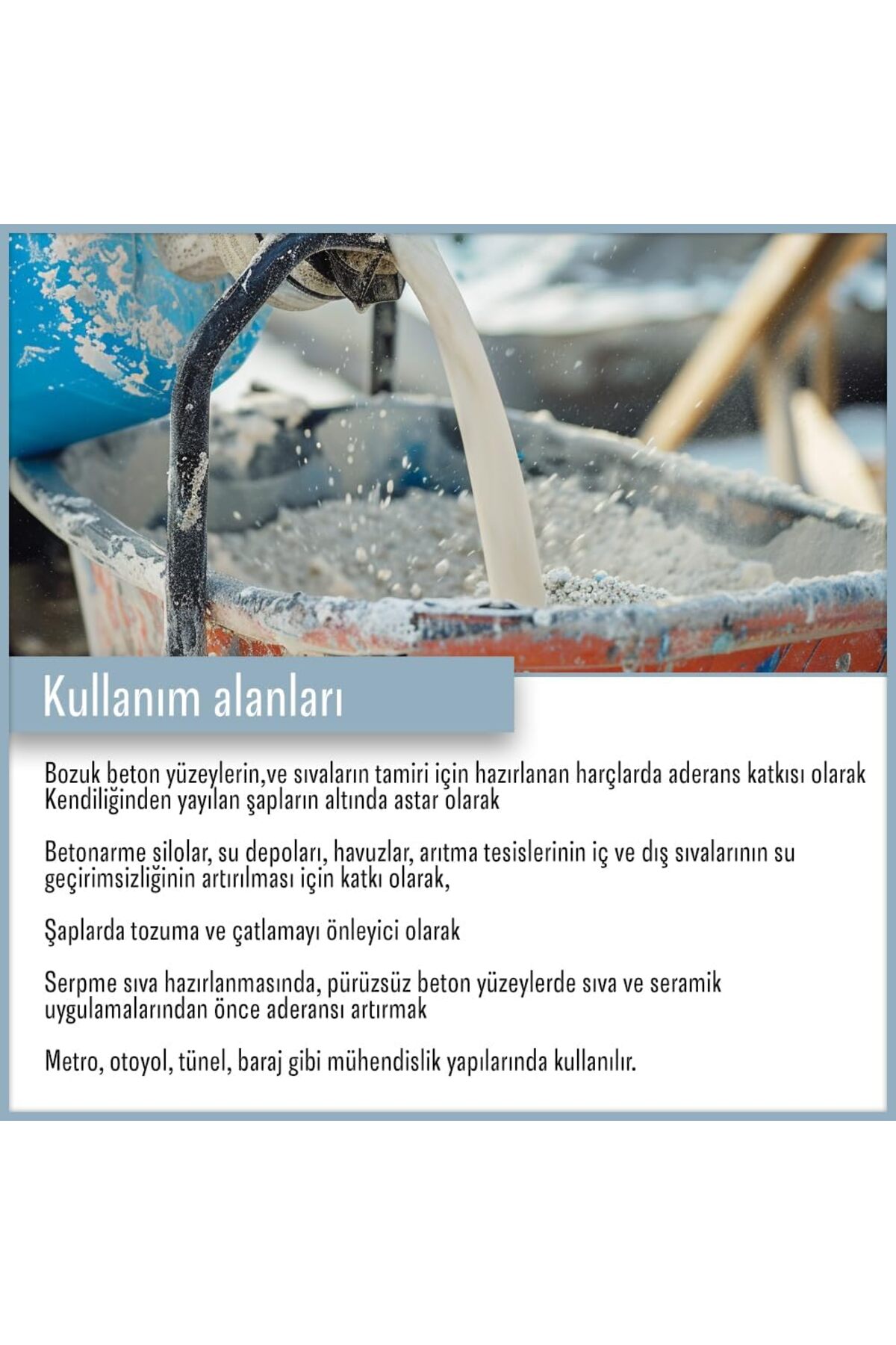 LTX 140 Akrilik Esaslı Harç ve Beton Katkısı-30 Kg
