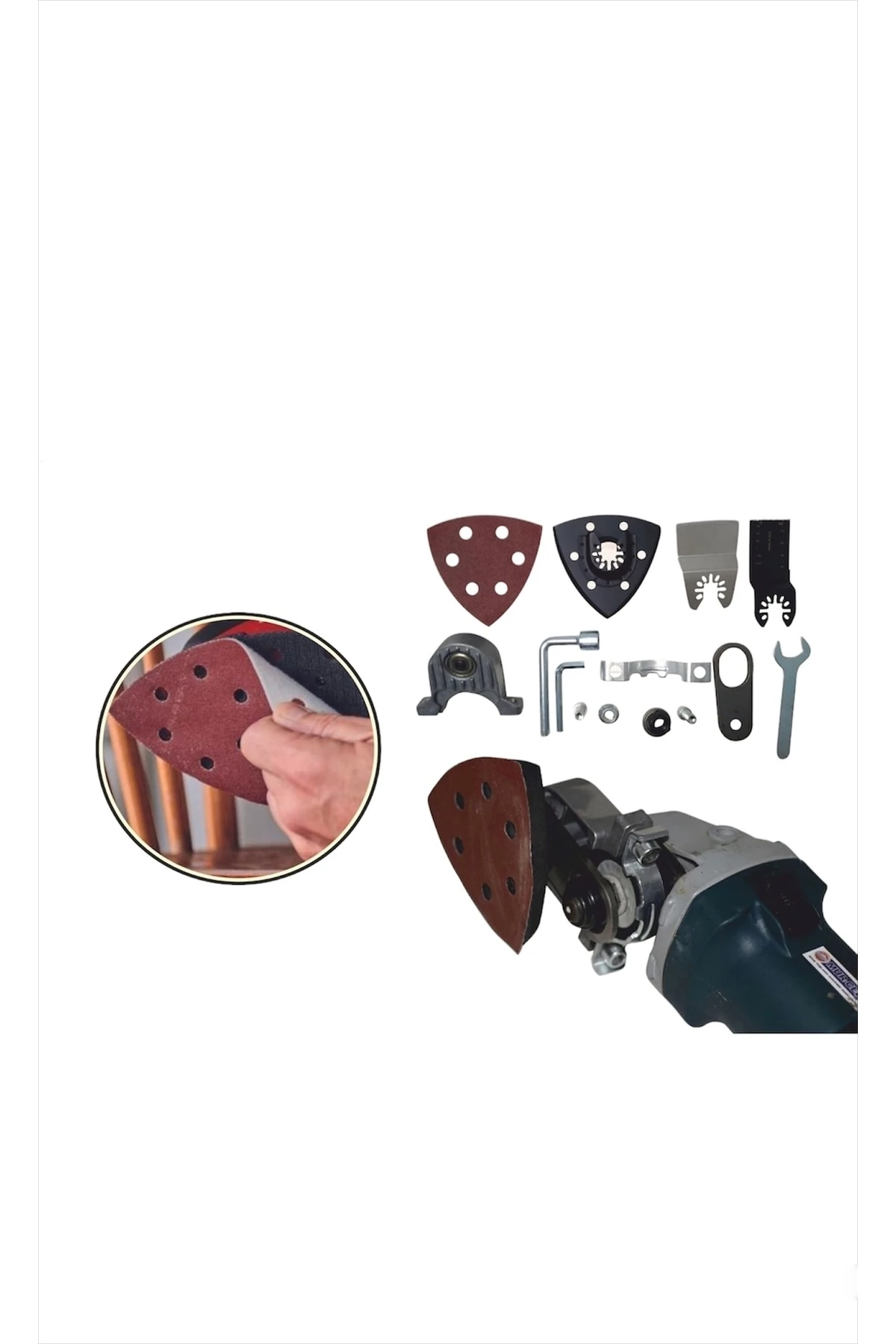 Raspalama 3'ü Set Spral Taşlama Aparatı Kesme Traşlama Zımparalama Alet Kiti Renovator Tool Kıt