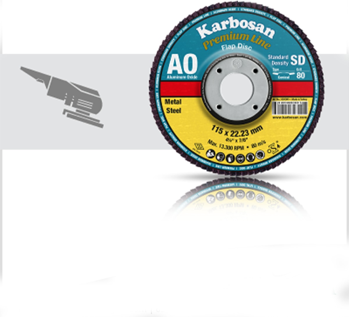 KARBOSAN Flap Ao Kırmızı 115*22 60 Kum (982980)