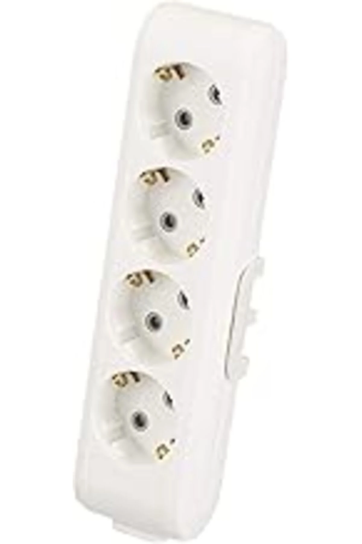 Multi-Let Dörtlü Priz Topraklı Korumalı Klemensli