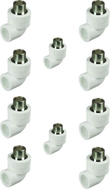 Erkek Dirsek 20X1/2 Dış Dişli Dirsek 10 Adet