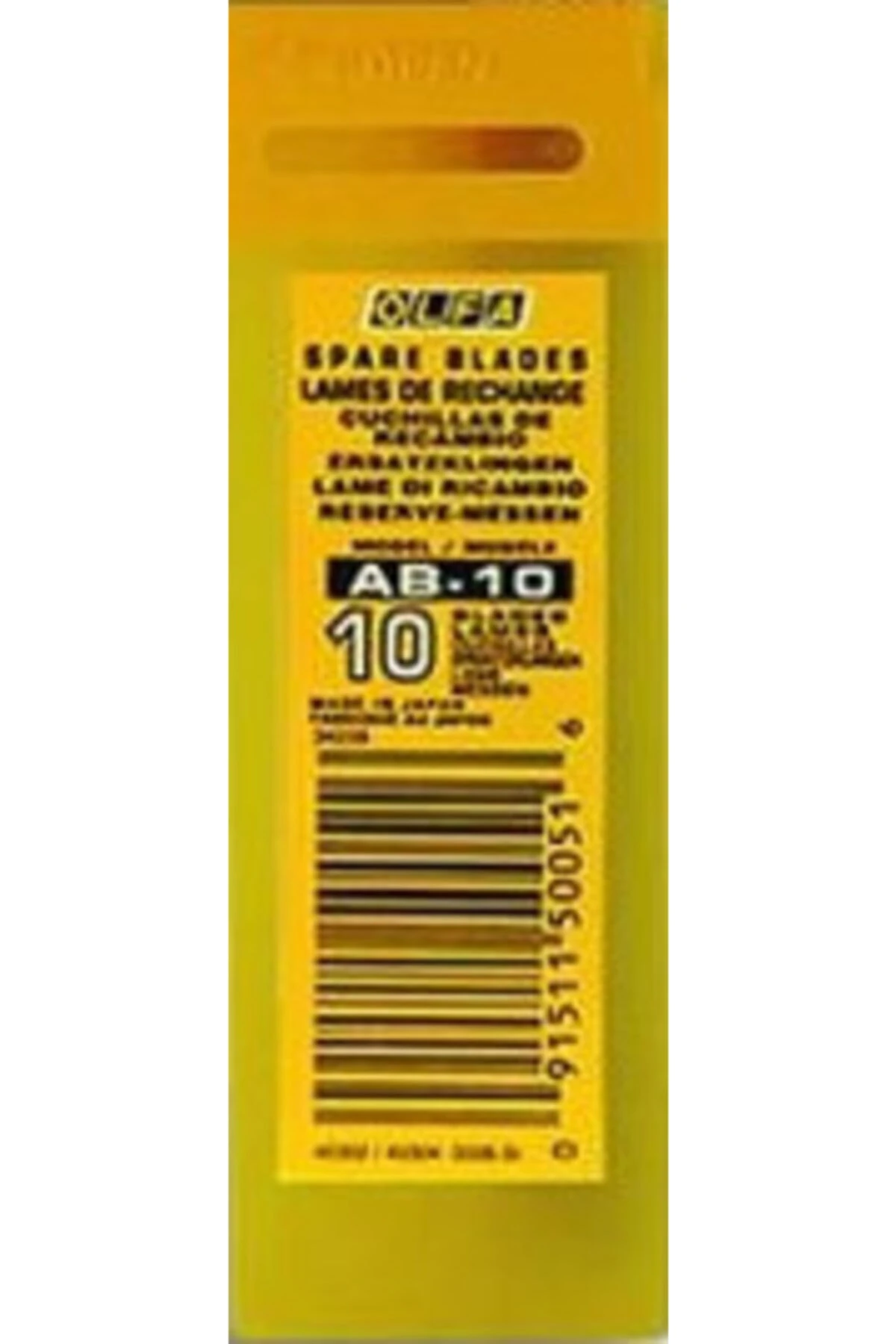 Maket Bıçağı Yedeği Dar 10'lu / Ab-10