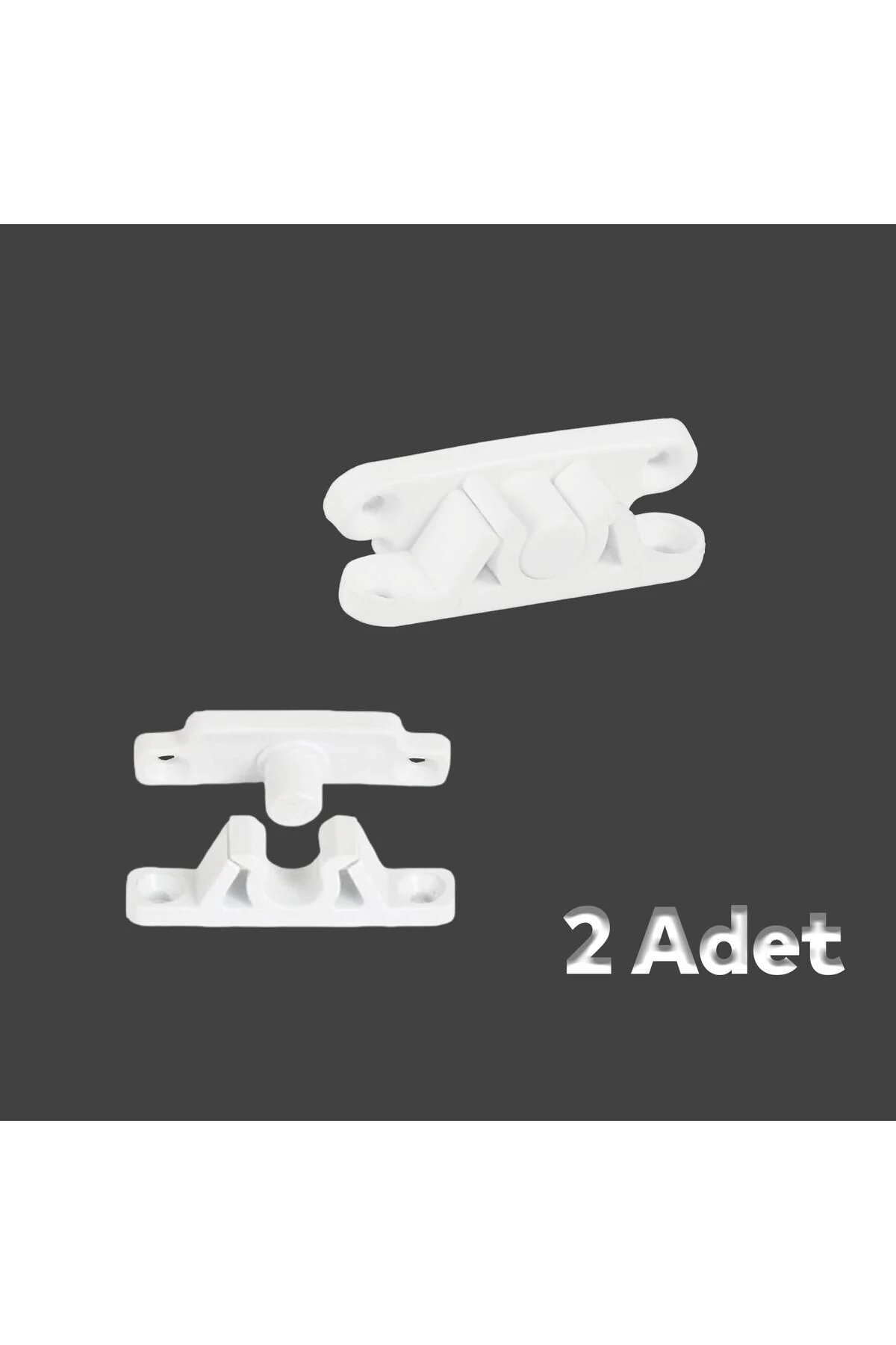 Pimapen PVC Pencere Kapı Sineklik Çerçeve Montaj Seti Plastik Kol Menteşe Çıt Çıt Tutamak 10'lu Set