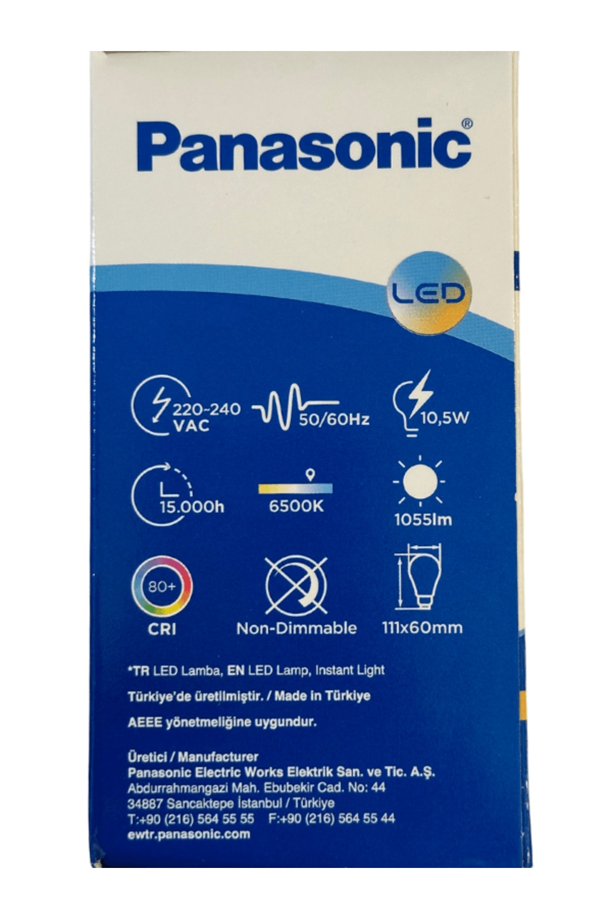 10,5W (75W) 6500K (Beyaz Işık) E27 Duylu Led Ampul (4 Adet)