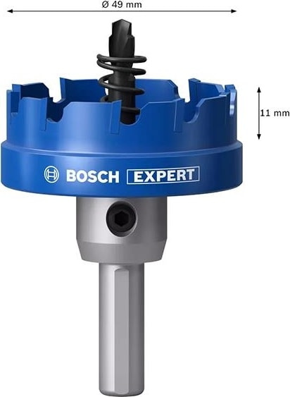 BOSCH Expert 49 mm Elmaslı Inox Panç Adaptörlü 2608901432