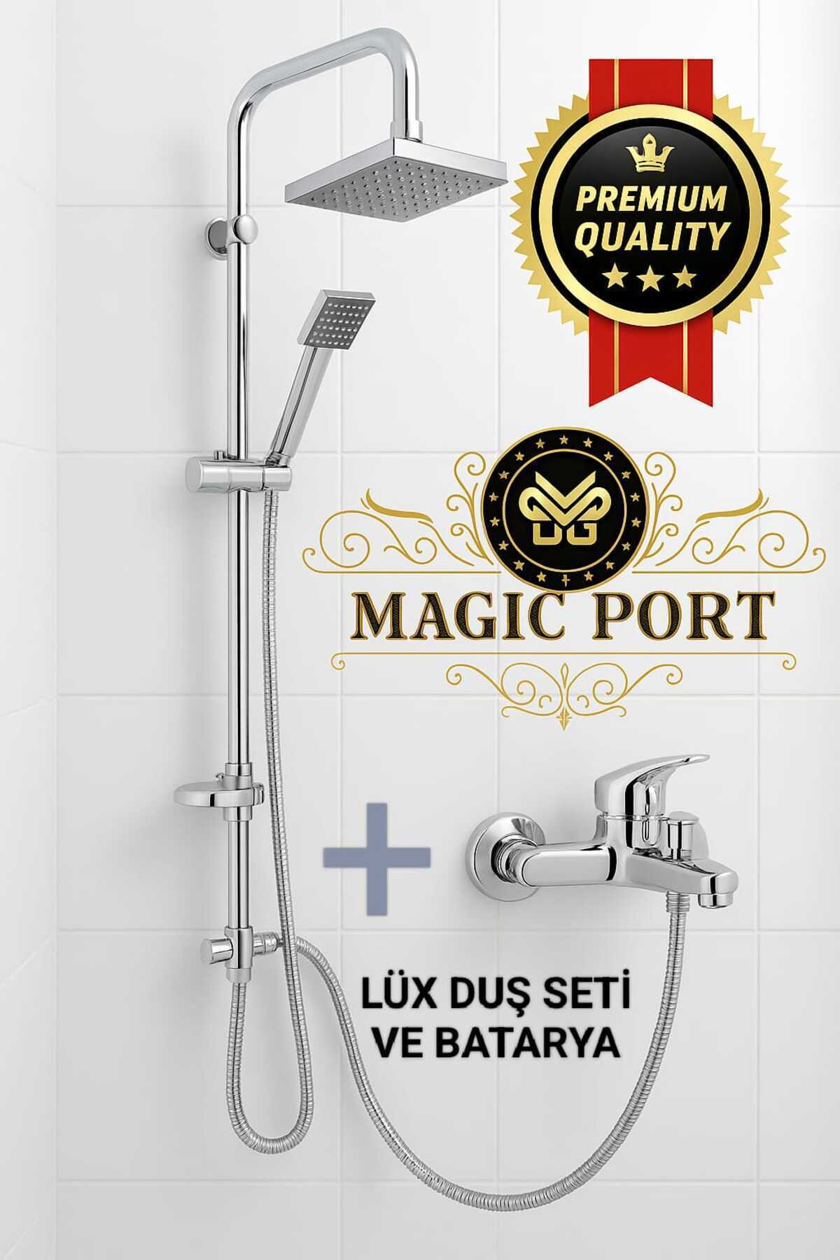 ROBOT YAĞMURLAMA TEPE DUŞ BAŞLIĞI SETİ + AÇ KAPA BANYO BATARYASI